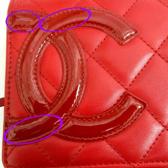 Chanel Matelasse Red Leather Chain Wallet - Picture 11 of 11